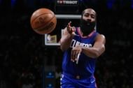 Harden passing the ball